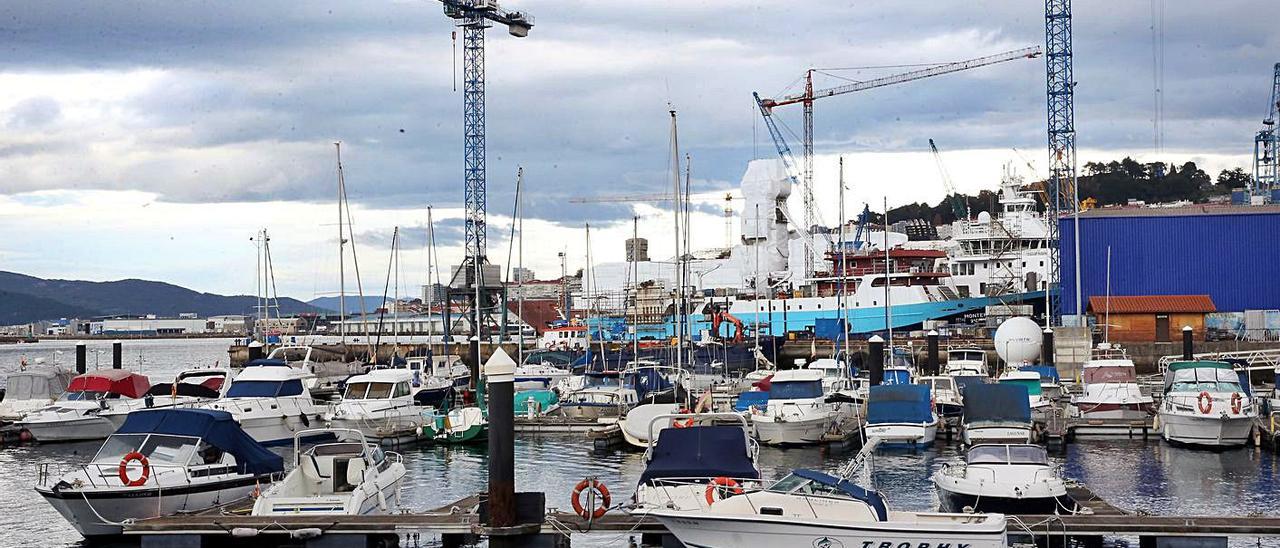 Espacio de la marina de San Gregorio, ocupada ahora por un puerto náutico. |   // MARTA G. BREA