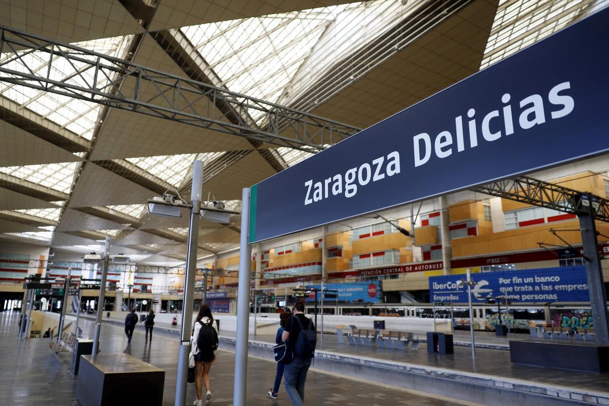 Los autobuses alternativos de Renfe tendrán salida y llegada en Zaragoza solo en la estación de Delicias.