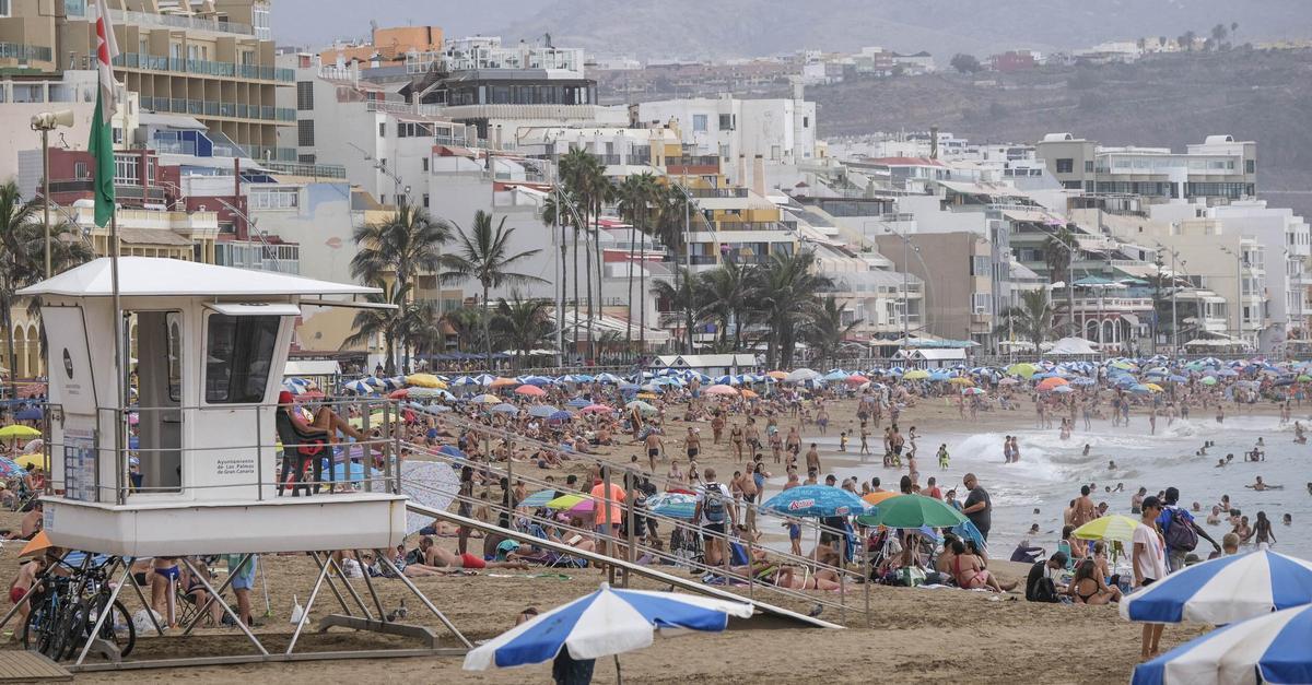 Tiempo en Las Palmas de Gran Canaria (20/08/23)