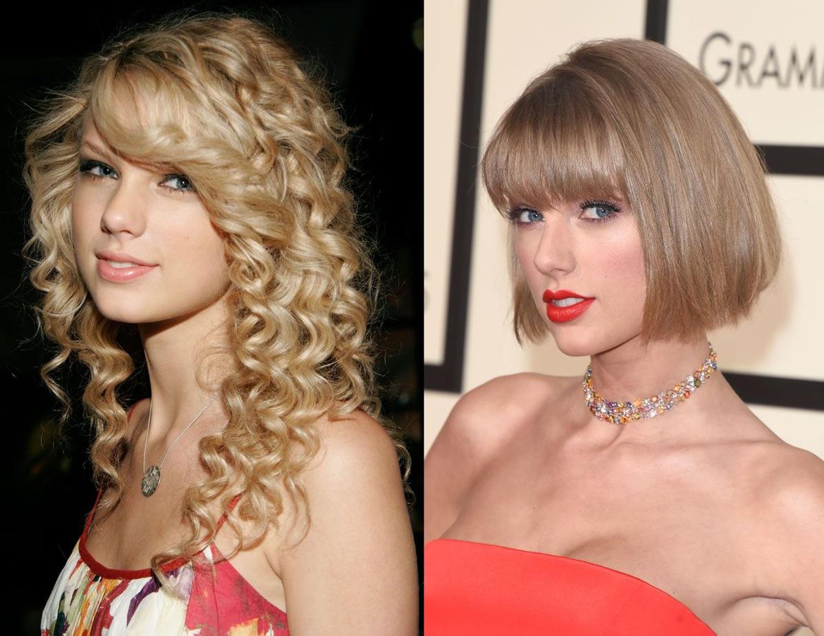 El antes y el después: Taylor Swift