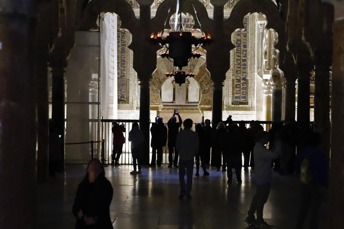 Visitantes en la Mezquita-Catedral este martes.