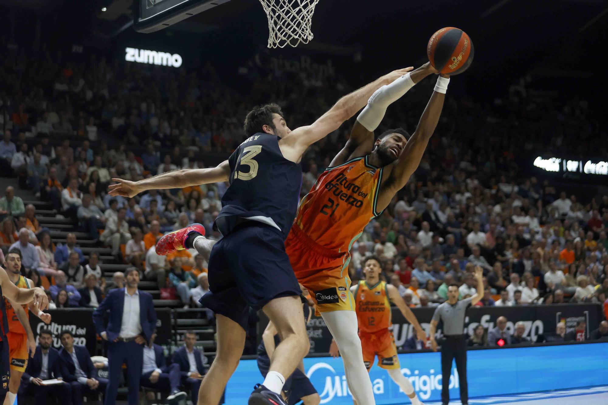 Partido Valencia Basket- F.C.Barcelona