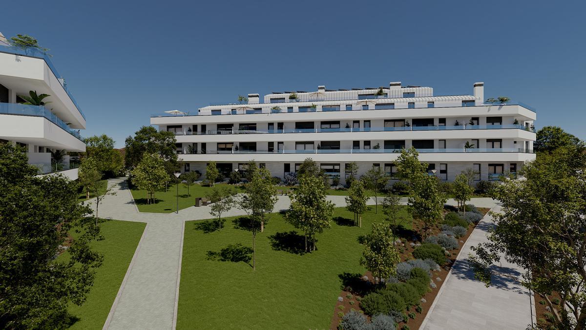 Recreación de la promoción inmobiliaria