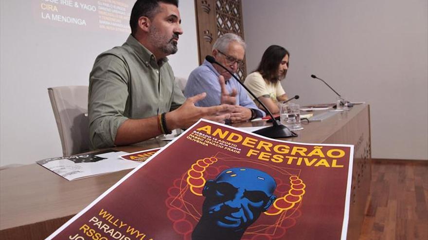 Seis grupos extremeños figuran en el cartel del Festival Andergrão