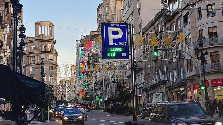 ¿Dónde aparcar el coche para ver las luces de Navidad de Vigo?
