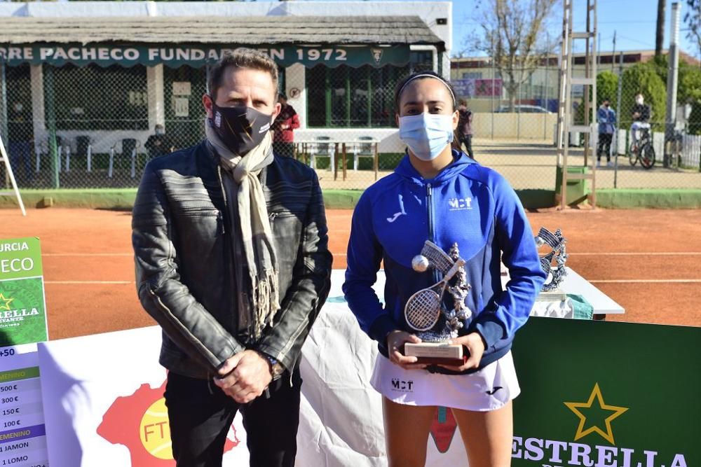 Entrega de premios del Campeonato Regional de Tenis, en Torre Pacheco