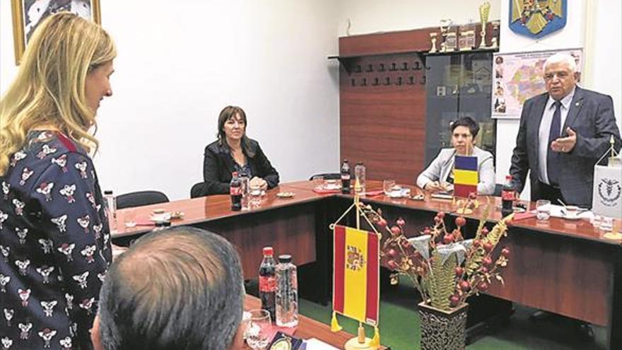 Castellón gestiona alianzas con la Cámara de Comercio de Targoviste