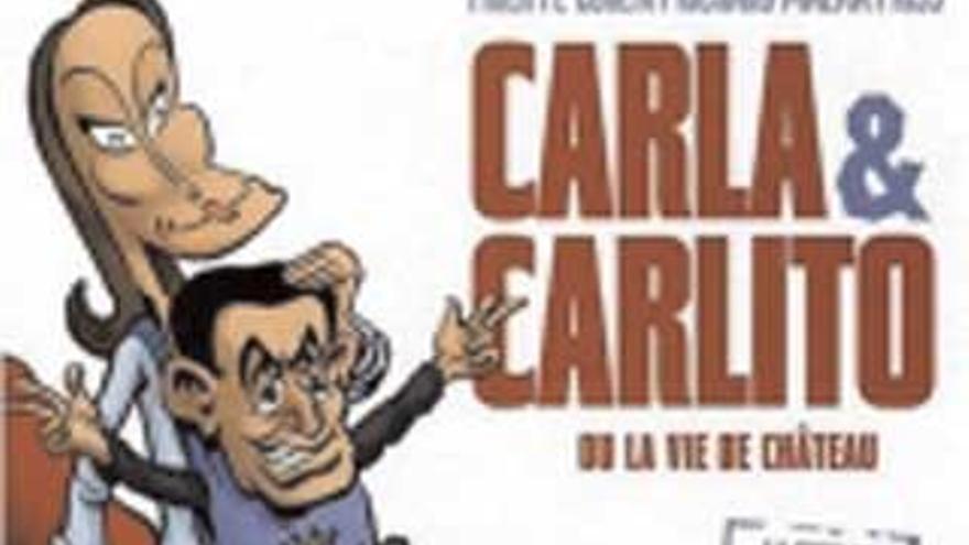 Sarkozy y Bruni inspiran un cómic