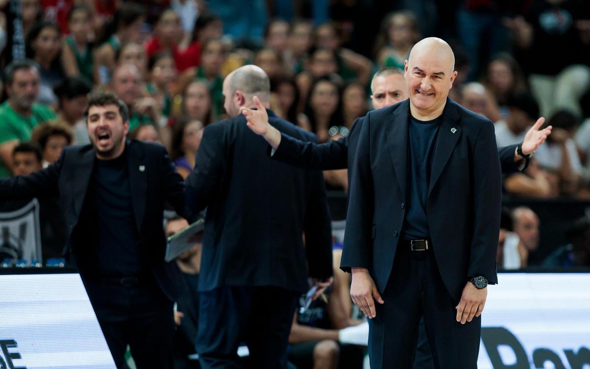 Jaume Ponsarnau, entrenador del Surne Bilbao Basket.