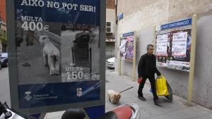 Campaña de civismo en Cornellà, en una imagen de archivo