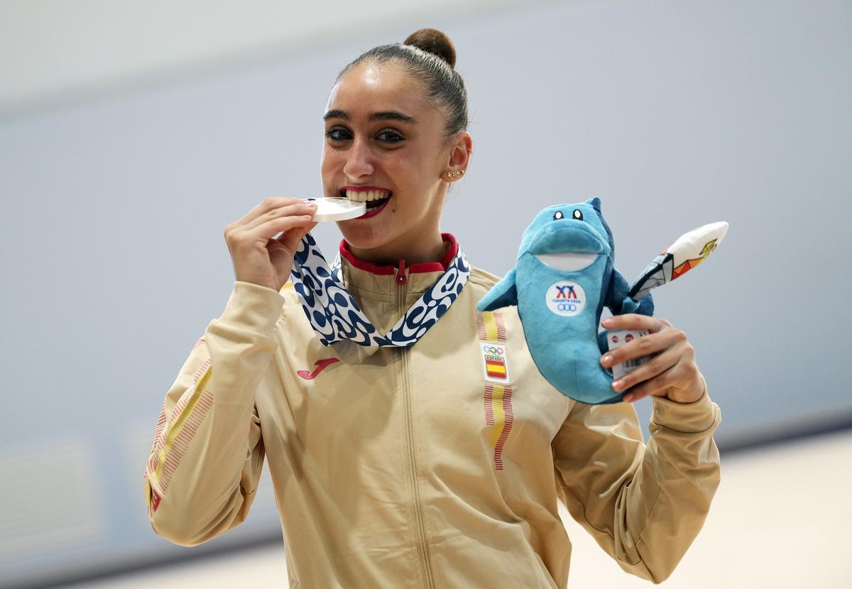 La gimnasta Daniela Picó, subcampeona de los Juegos del Mediterráneo