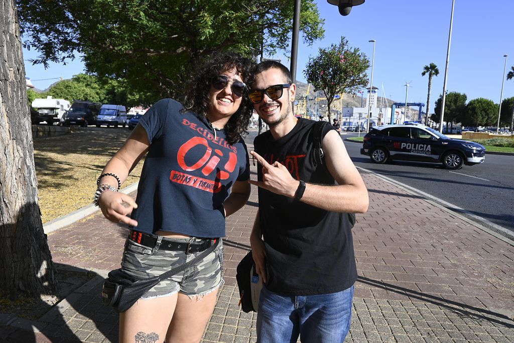 Ambiente de la segunda jornada del Rock Imperium Festival en Cartagena