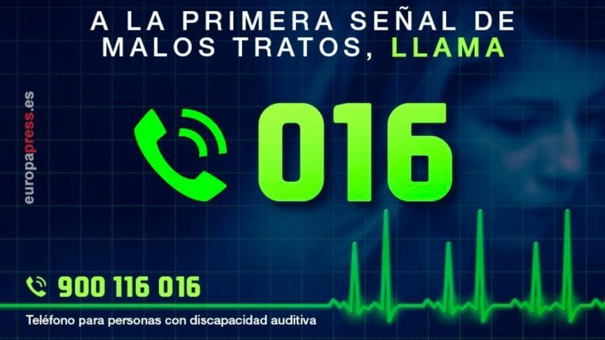 Teléfono contra la violencia de género. // E.P.