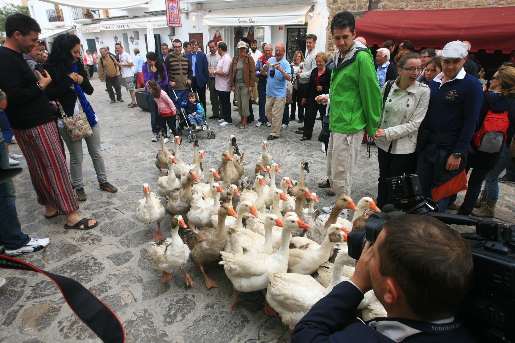 Edición de 2011 de la Feria Medieval de Ibiza.