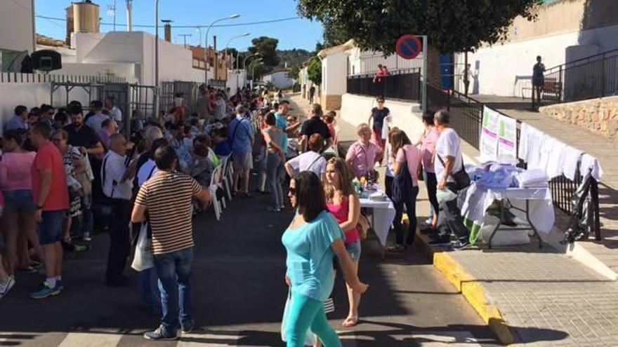 Almuerzo solidario en la Colonia Segarra de la Vall