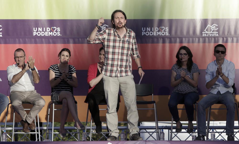 Wahlkampf: Pablo Iglesias auf Mallorca