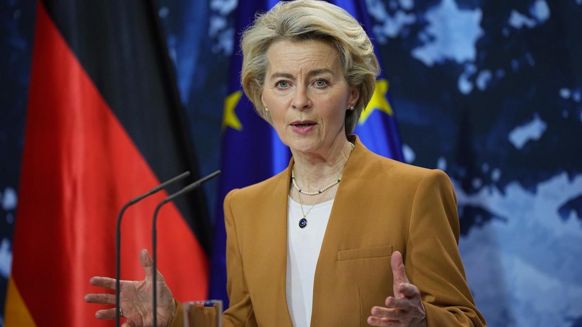 Ursula Von der Leyen, presidenta de la Comisión Europea.