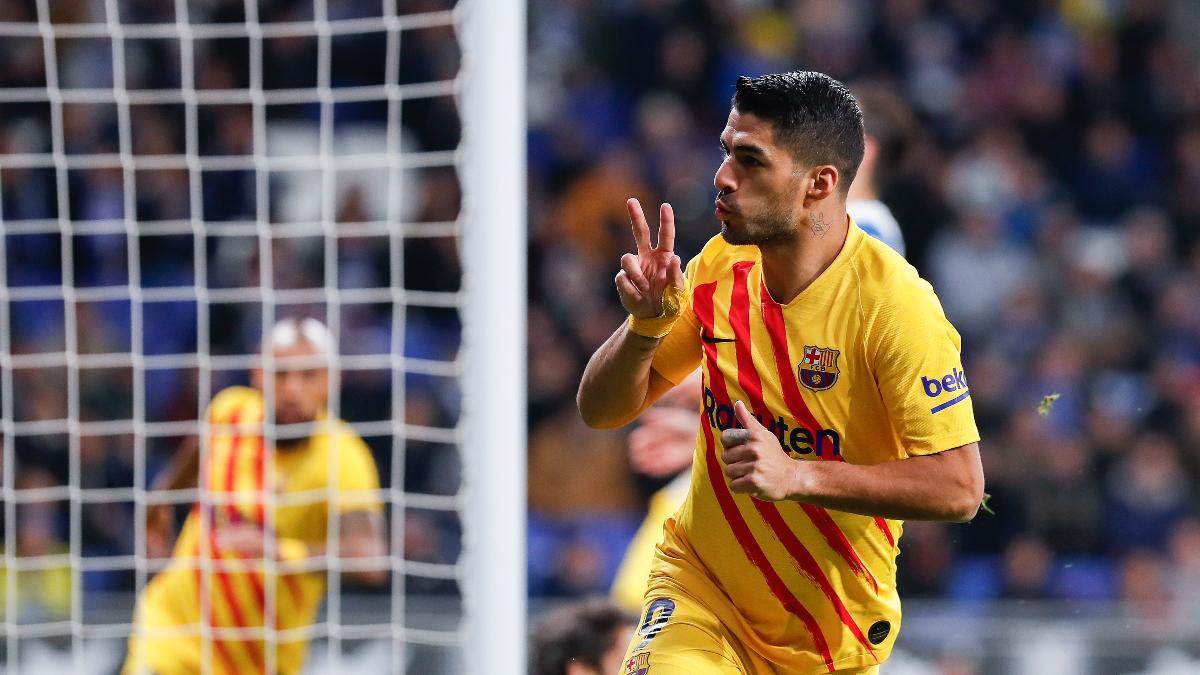 Luis Suárez, en un partido con el Barça