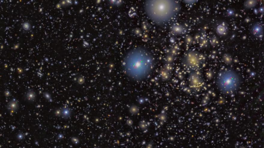 Científicos del IAC completan un estudio sin precedentes de la masa de más de 500 cúmulos de galaxias
