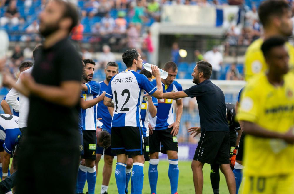 El Hércules genera dudas en su puesta de largo en el Rico Pérez al verse superado por el Villarreal B