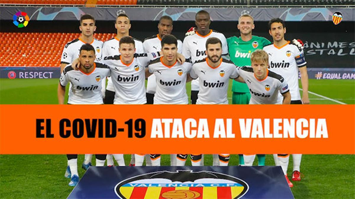 Los jugadores del Valencia sufren los primeros contagios del COVID-19