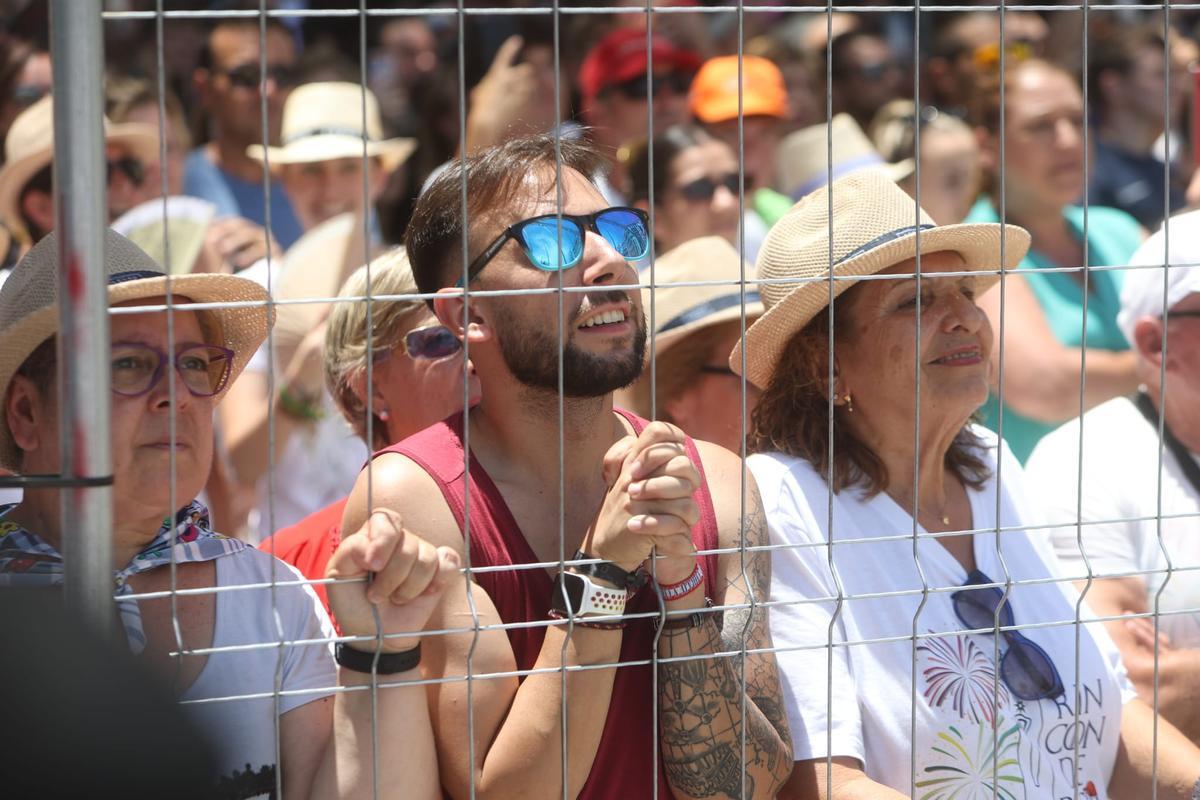 La potente mascletà del miércoles 22 de junio en imágenes