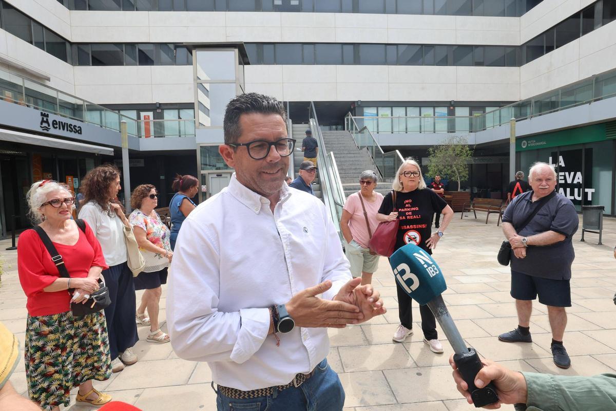 La movilización de los vecinos de Ibiza en contra del microparking en sa Real, en imágenes