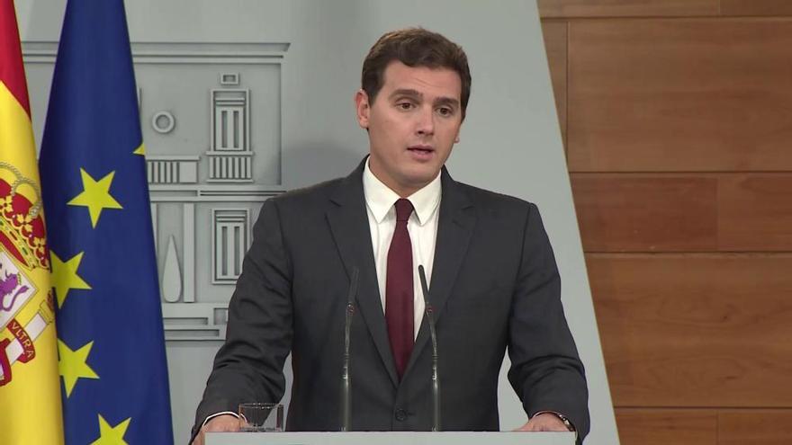 Rivera: "Ha llegado el tiempo de aplicar la Constitución"