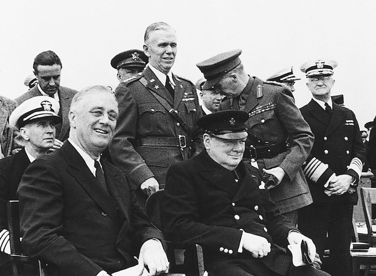 Franklin D. Roosevelt y Winston Churchill.