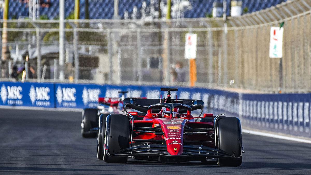 Leclerc, el más rápido de entrada en Jeddah