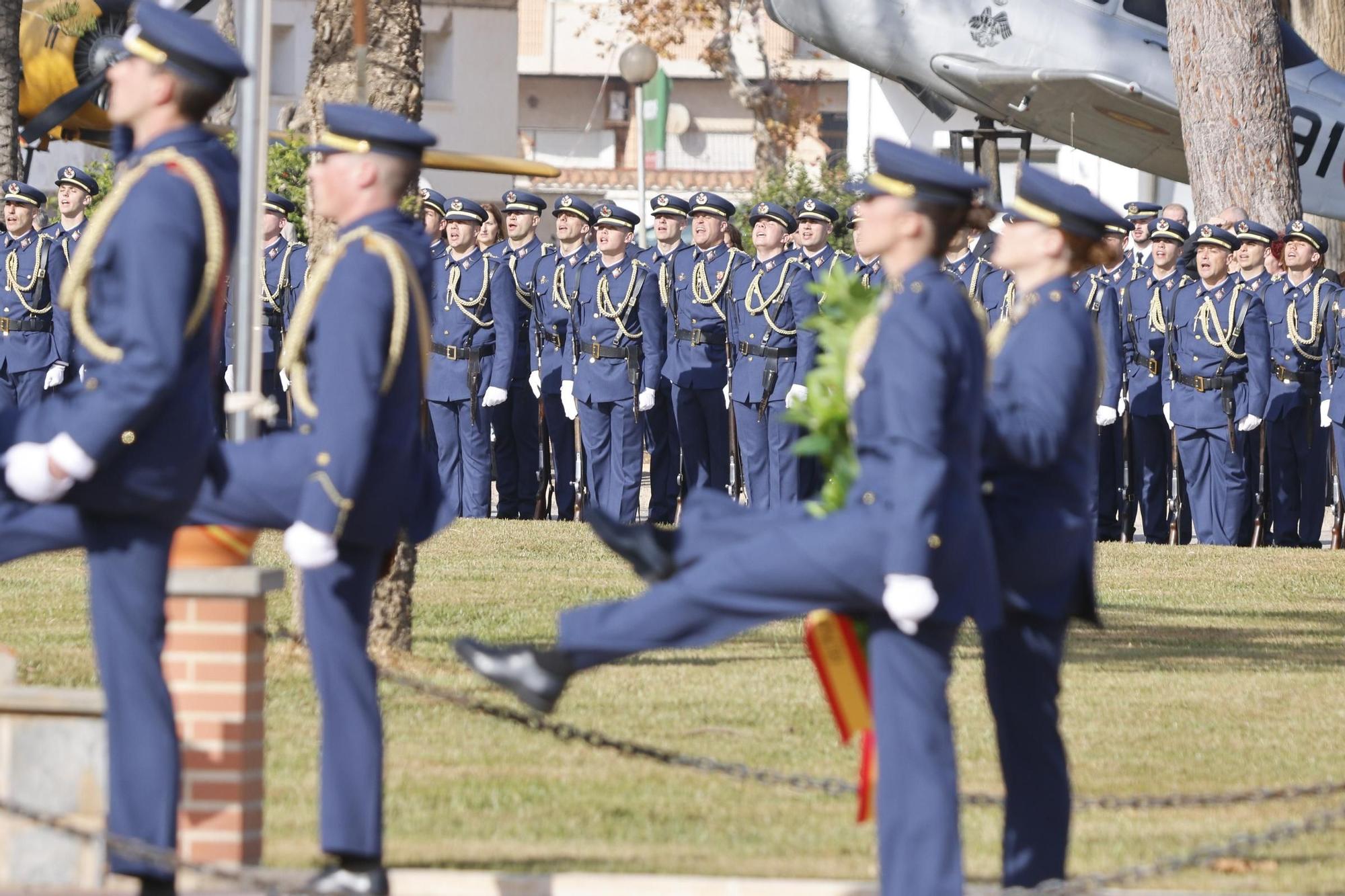 Las mejores imágenes de la Jura de Bandera en la Academia General del Aire con la princesa Leonor
