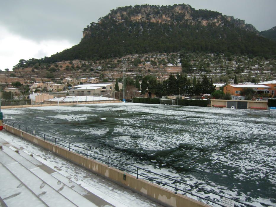 El día después de la intensa nevada en la Serra