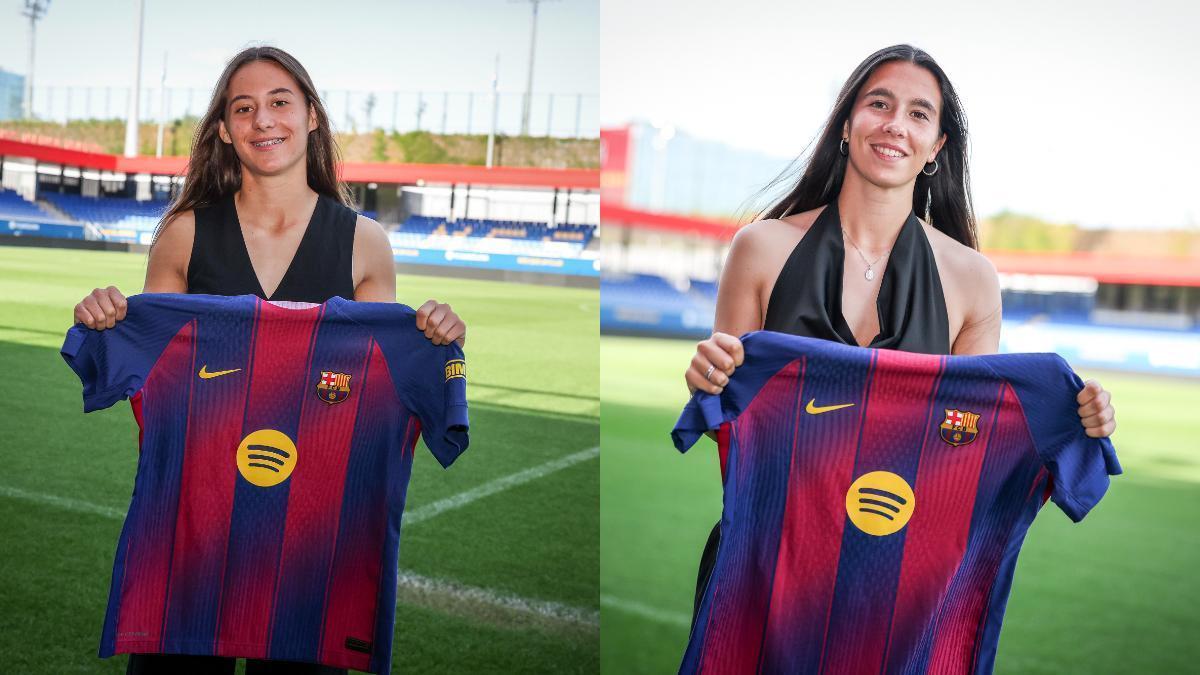 Rosalía (2029) y Daniela (2028) renuevan con el Barça
