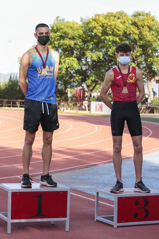 Campeonato regional de atletismo. Primera jornada