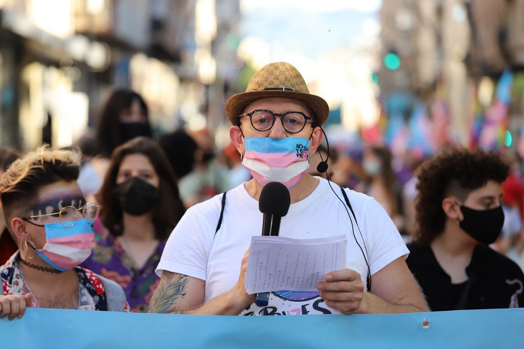 Marcha del colectivo LGTBI+ en Murcia