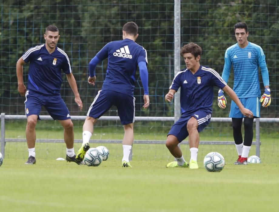 Primer entrenamiento del Real Oviedo para la tempo