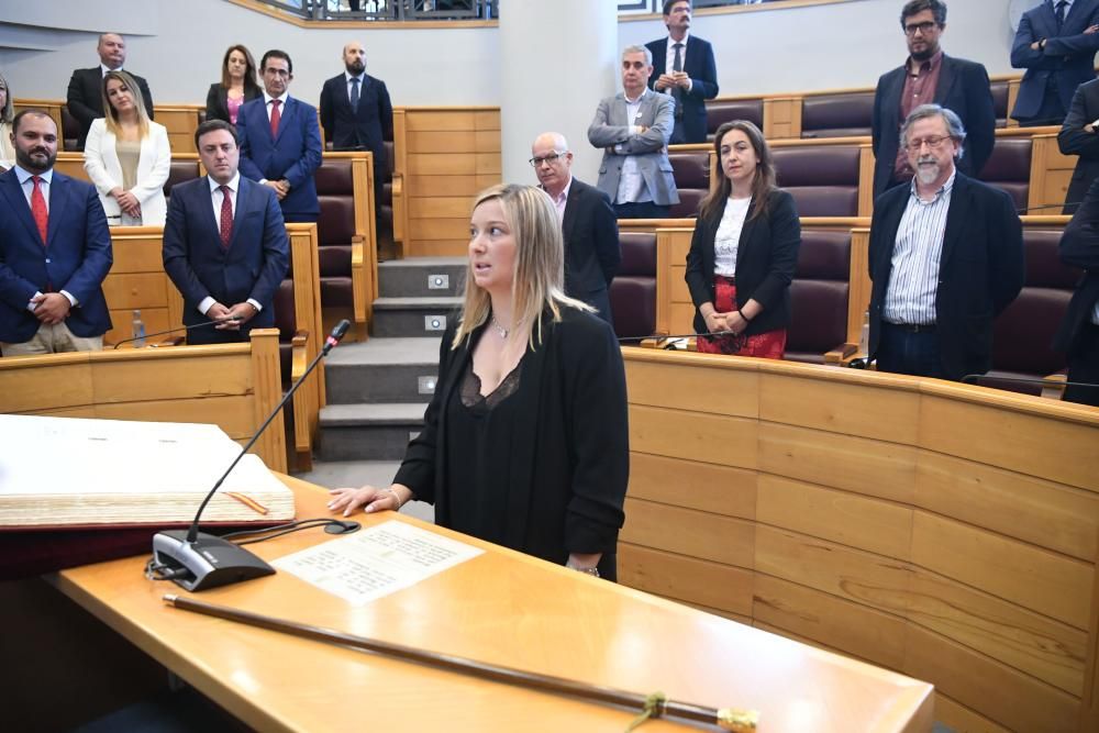 Fue elegido por 17 votos frente a los 14 otorgados a Rosa Gallego del PP. Ha anunciado un plan de lucha contra la despoblación rural en su investidura.