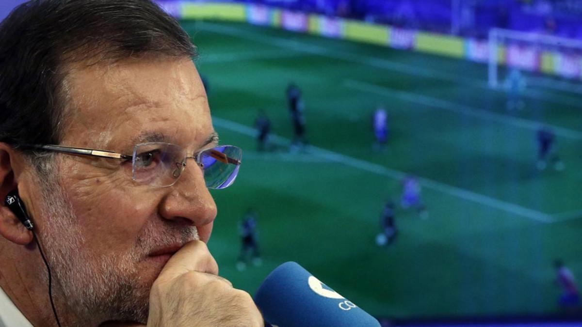 Rajoy, futbolero y madridista confeso