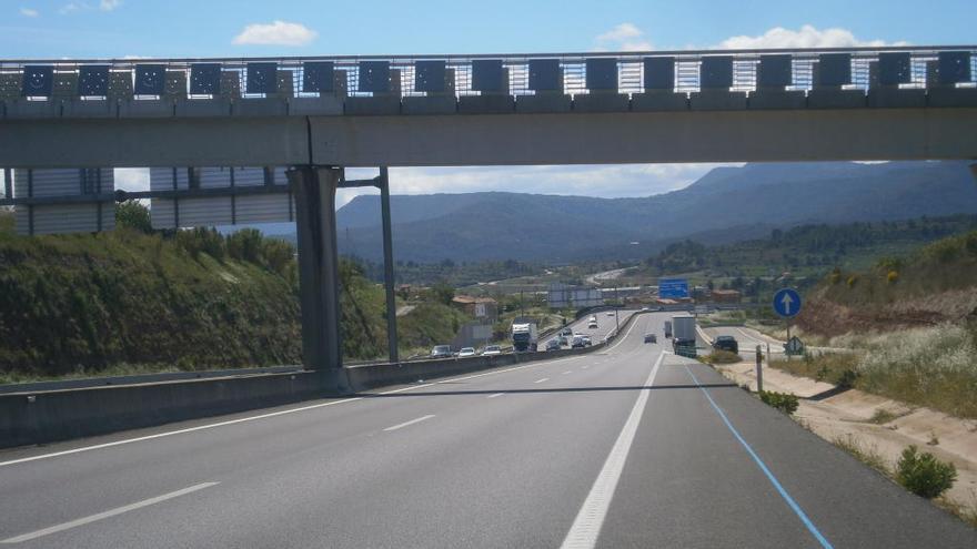 Eix transversal, en el tram entre Sant Fruitós de Bages i Manresa