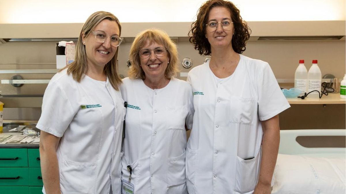 L'equip de l'hospital de Blanes.