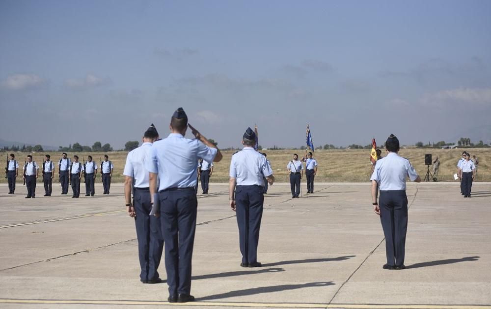 Acto de relevo de mando de la Base Aérea de Alcantarilla