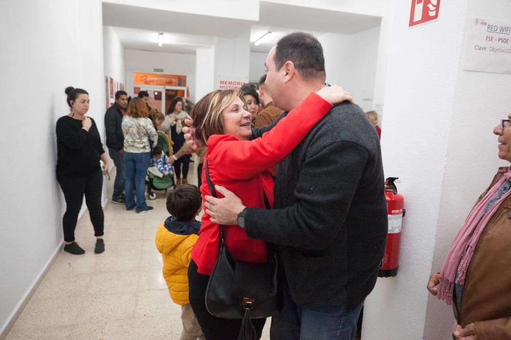 La Federación Socialista de Ibiza (FSE-PSOE) revalidó anoche la victoria de las pasadas elecciones del 28 de abril