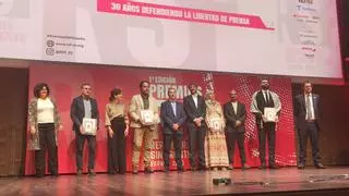 Levante-EMV recibe el premio nacional de Reporteros Sin Fronteras por la cobertura de la dana