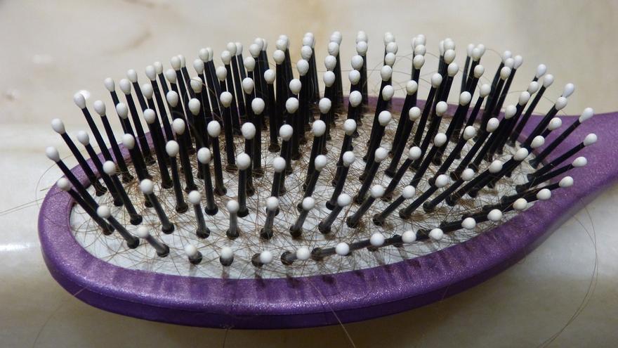 ¿Sabes qué es la pelusa blanca asquerosa que se acumula en el cepillo del pelo?