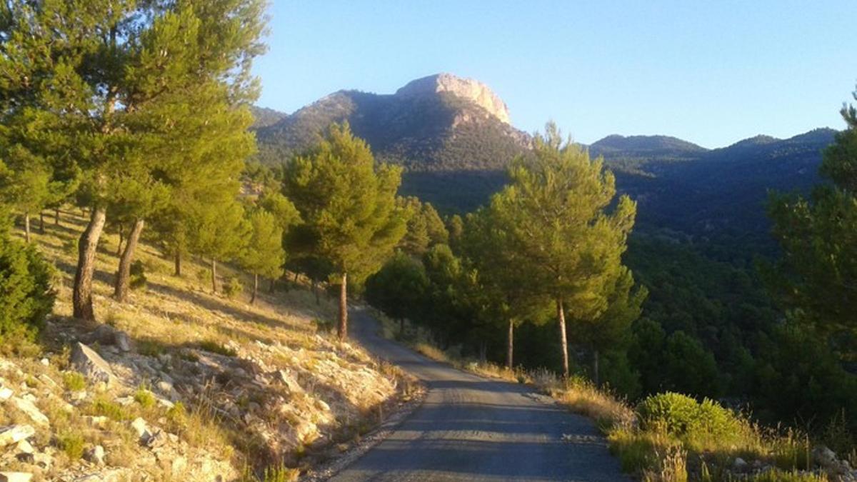 El alto Barquilla-Collado de la Cruz, donde concluirá la etapa entre Cartagena y Caravaca