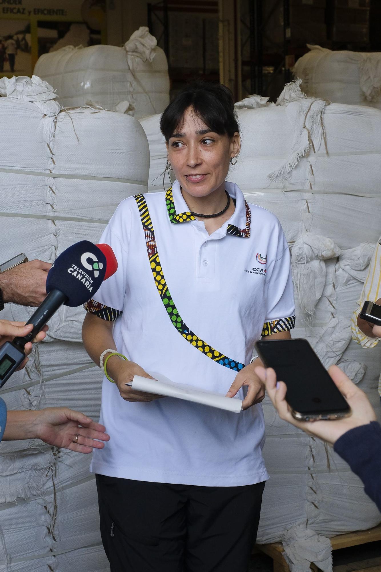 Cruz Roja envía ayuda humanitaria a Sudán desde el Puerto de Las Palmas