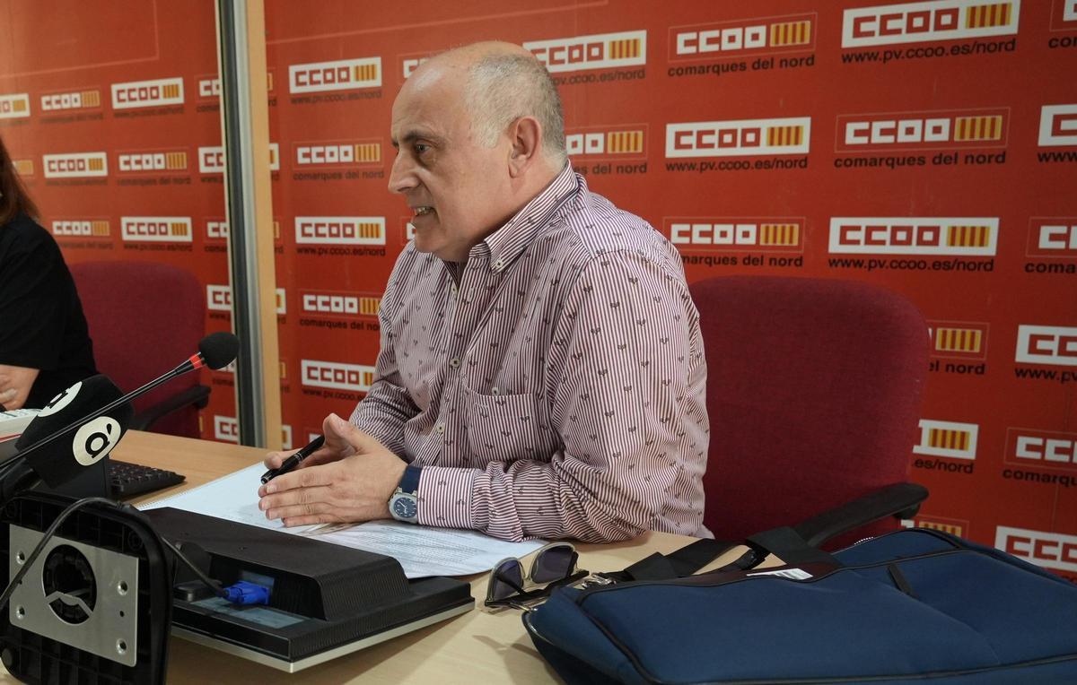 Amalio Palacios, en una rueda de prensa, en imagen de archivo.