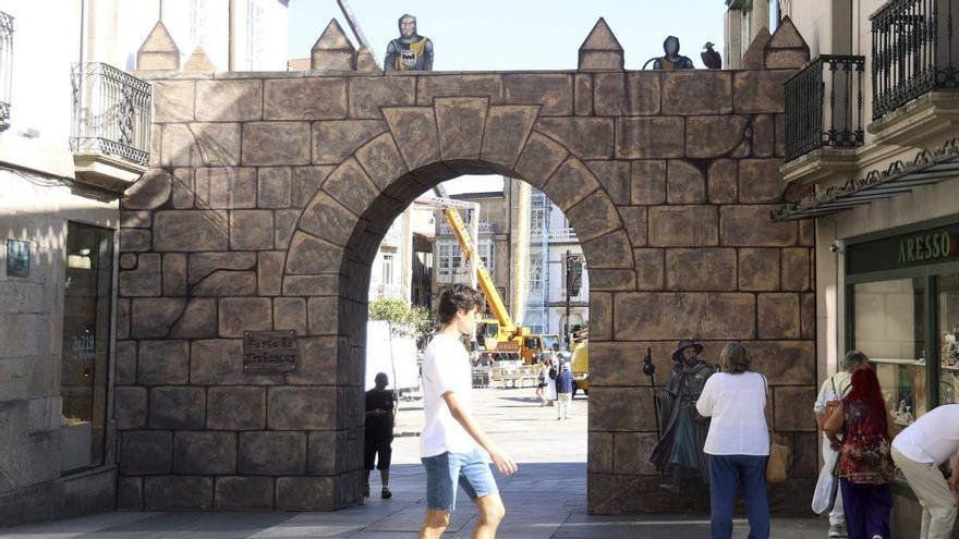 Calor medieval de más de 35 grados para celebrar la XXV Feira Franca de Pontevedra