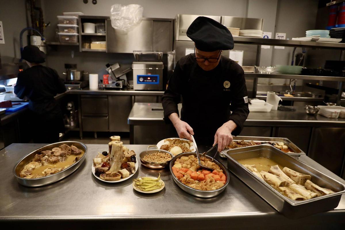 El cocido madrileño, protagonista en febrero en el restaurante La Máquina Málaga