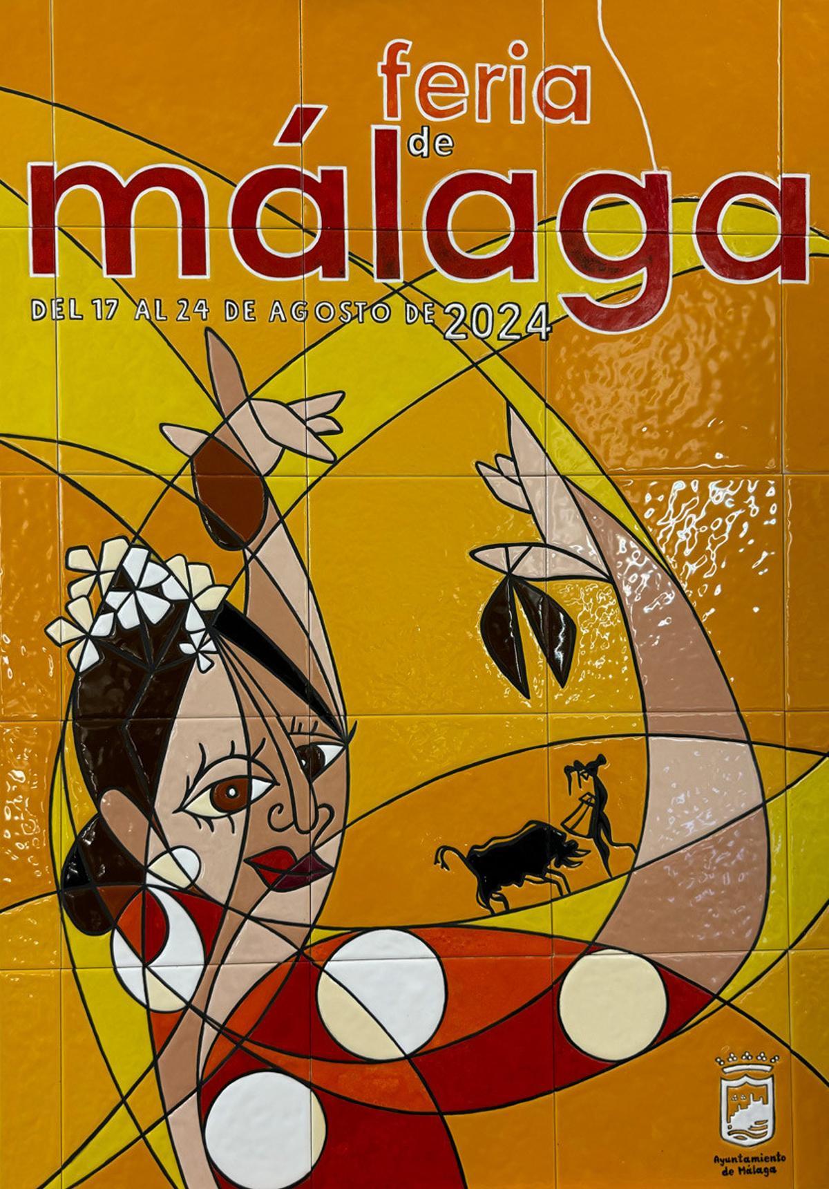 Tradiciones, cartel finalista para la Feria de Málaga 2024